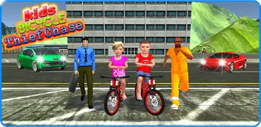 Kids Bicycle Rider Thief Chase