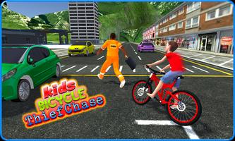 Kids Bicycle Rider Thief Chase ภาพหน้าจอ 2