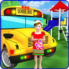Kids School Trip Bus Game icône