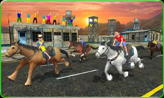 kids Street Horse Racing 2017 screenshot 1
