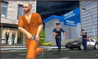 LA Police Run Away Prisoners Chase Simulator 2018 تصوير الشاشة 1