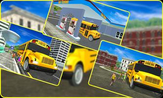 School Bus Driver - Impossible Metro City Driving Poster