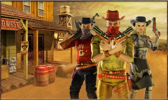 Cowboy Gang War Fight : Western Gang Shooting 3D capture d'écran 3