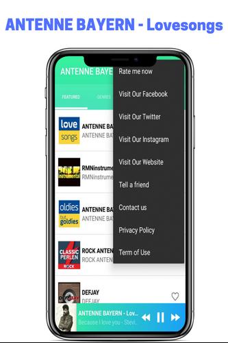 Hören Sie in Radio ANTENNE BAYERN - Lovesongs for Android - APK Download