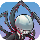 Creepy slender adventure icon