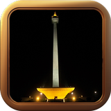 Tema Animasi Tugu Monas ไอคอน