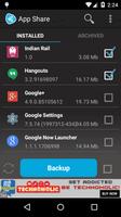 App Share and Backup Affiche