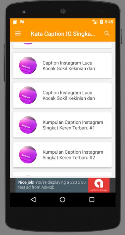 Kata Caption Ig Singkat Kekinian Banget For Android Apk Download