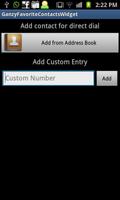 Favorite Contacts Dialer screenshot 1