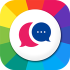 Icona Colore del messaggero e emoji
