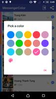 Changer les couleurs et Emoji pour Messenger capture d'écran 3