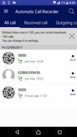 Automatic Call Recorder Ekran Görüntüsü 1