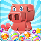 Pinky Pig Bubble Shooter أيقونة