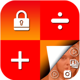 photo video hide and lock & calculator hide app-icoon