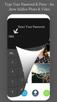 پوستر photo video hide and lock & calculator hide app