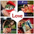 wedding anniversary photo frames আইকন