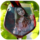 Icona glass photo editor - wine glass