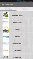 Job Search India Affiche