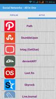 Social Networks - All in One โปสเตอร์