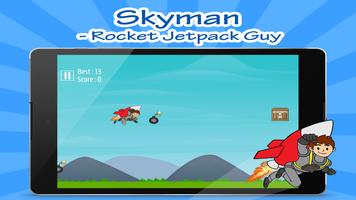 Skyman - Rocket Jetpack Fly Ekran Görüntüsü 3