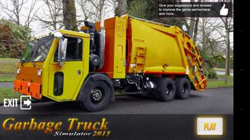 Truck Simulator 2015 Garbage Affiche