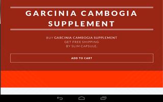 Garcinia Cambogia Supplement โปสเตอร์