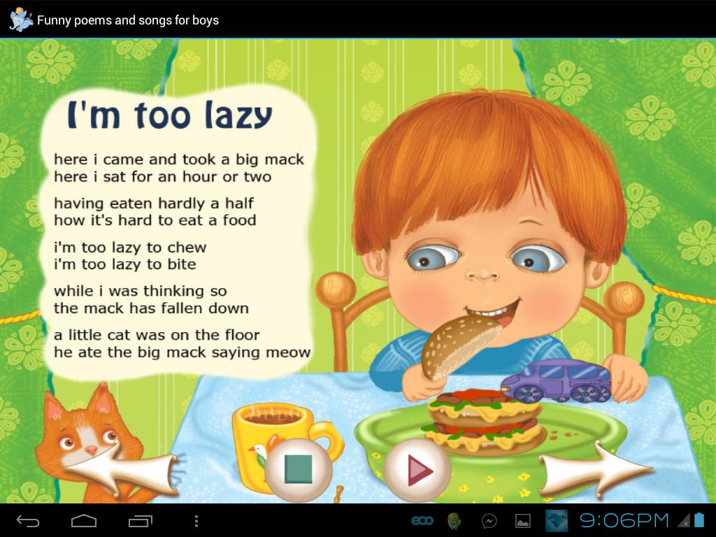 Funny Poems and Songs For Boys APK per Android Download