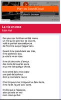 Édith Piaf - La vie en rose Ekran Görüntüsü 2