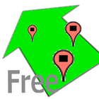 Custom GPS Location Timer free icône