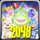 2048 Cute Animals 3D ไอคอน