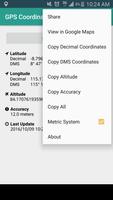 GPS Coordinates - NO INTERNET! imagem de tela 1