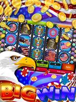 New American Slot Machine Affiche