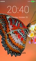 Butterfly Lock Screen Pro captura de pantalla 3