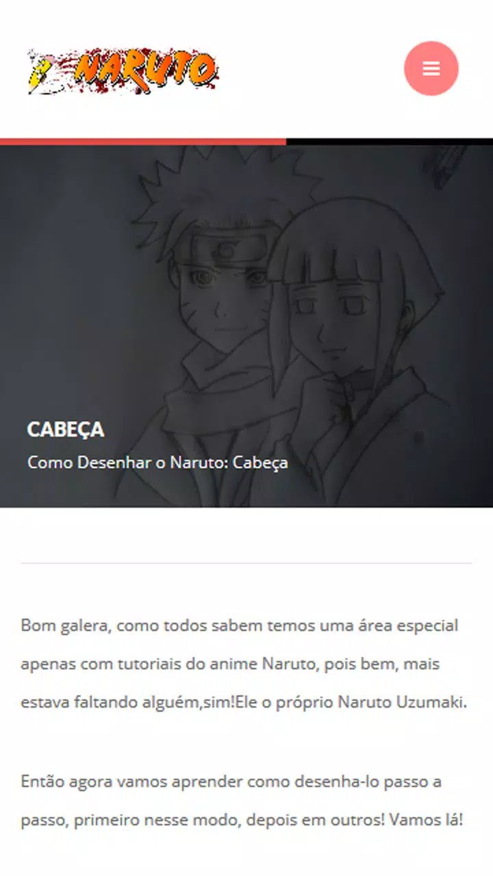 Aprenda a desenhar o Naruto passo a passo