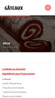 Recettes de Gâteaux ภาพหน้าจอ 1