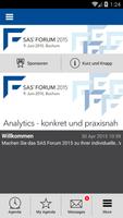 SAS Forum 2015 Bochum पोस्टर