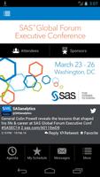 SAS® Global Forum Exec. Conf. Affiche