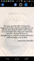 Gautam Buddha Quotes постер