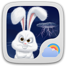 Mr Rabbit GO Weather Theme APK