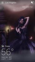 برنامه‌نما Gothic Halloween GO Weather Dy عکس از صفحه