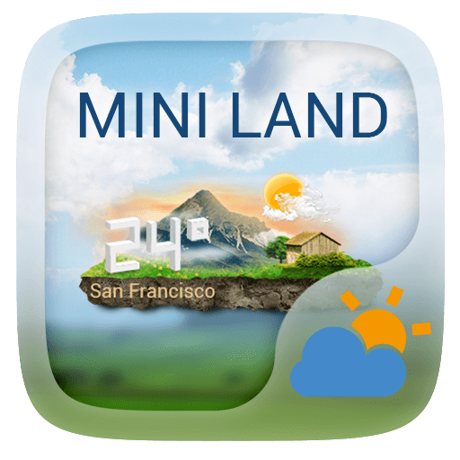 Mini Land Weather Widget Theme