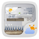 Mirror GO Weather Widget Theme APK