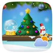 Christmas Weather Widget Theme