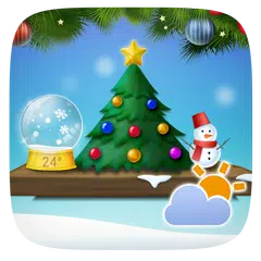 Christmas Weather Widget Theme APK Herunterladen