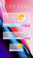 Color Flow GO Weather Widget T poster