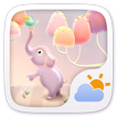 Elephant Weather Widget Theme