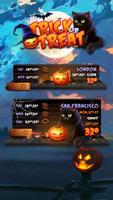 Trick or Treat GO Weather Widg captura de pantalla 1