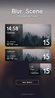 Blur Scene GO Weather Widget poster