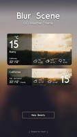 Blur Scene GO Weather Widget screenshot 1