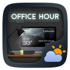 Office Hours GO Weather Widget أيقونة